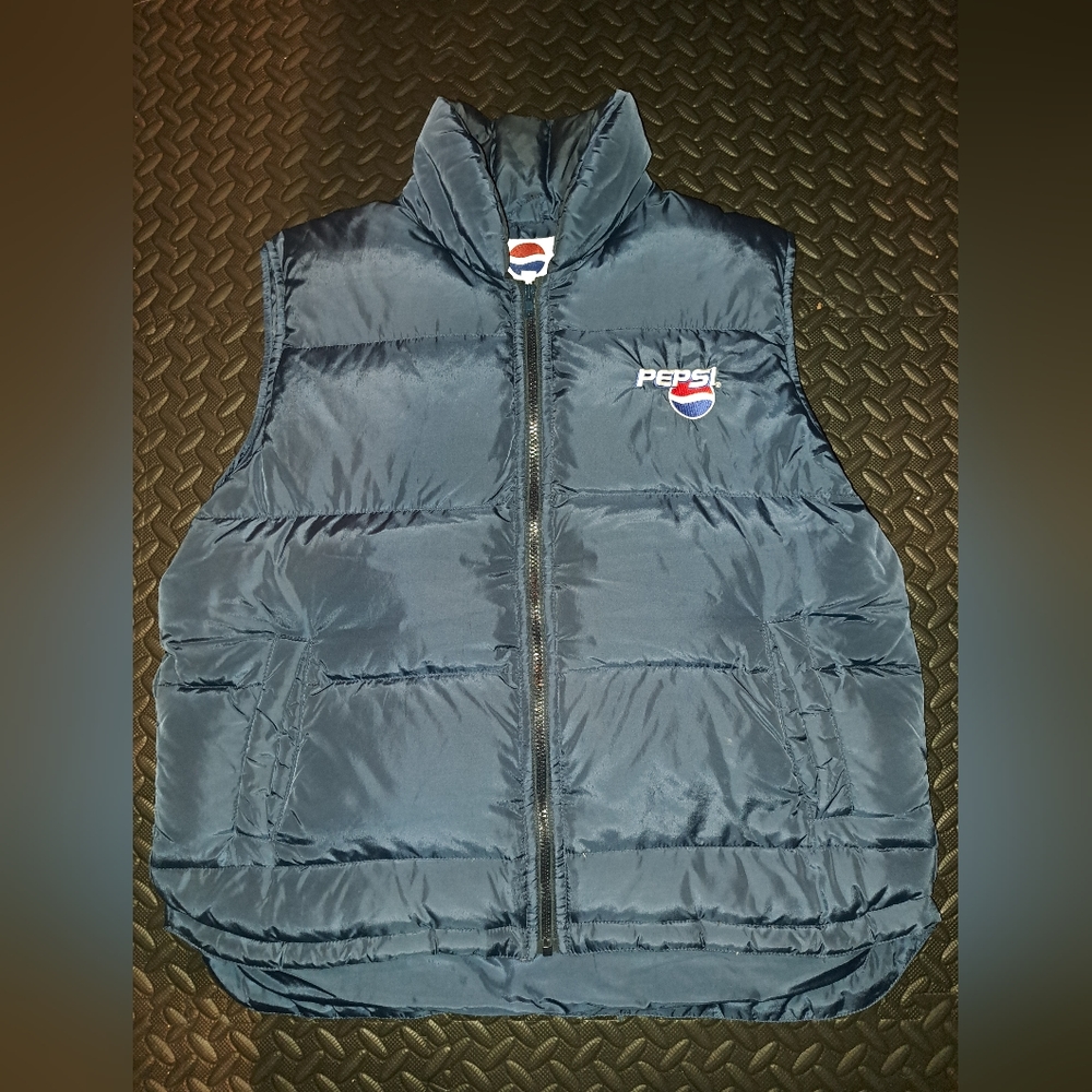 Vintage Pepsi puffer vest